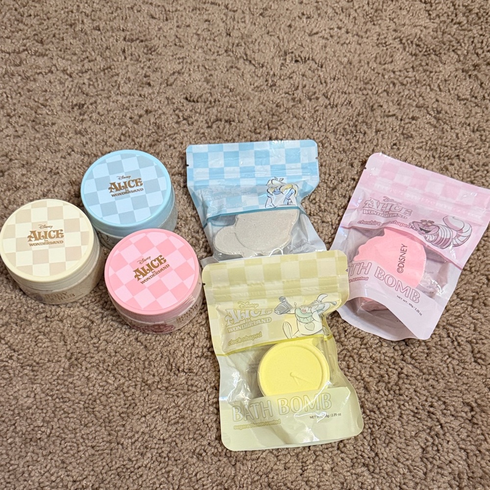 Alice in Wonderland Bath Bomb Set Alice in Wonderland stocking stuffers